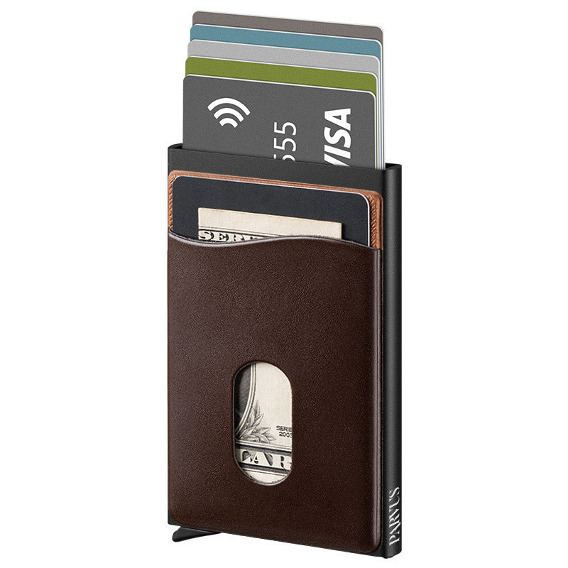 Rfid Blocking Wallet | Leather Wallet Men's | Parvus Wallet