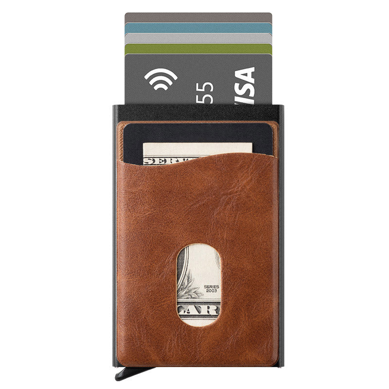 Rfid Blocking Wallet | Leather Wallet Men's | Parvus Wallet