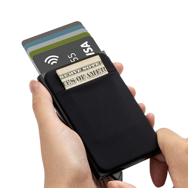 Parvus™ Silicon Slim RFID Blocking Wallet-card-slider